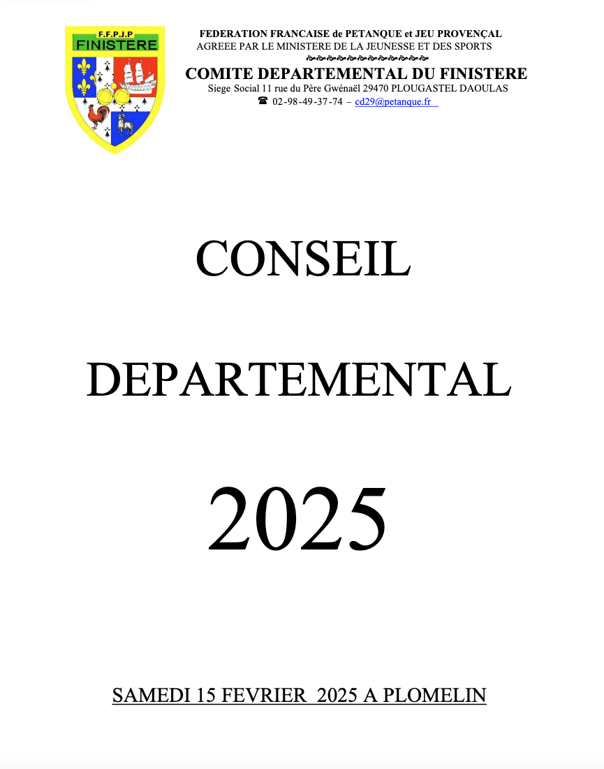 C.R Conseil Février 2025