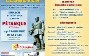 23ème Régional de la ville de LESNEVEN...