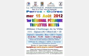 Pétanque Perrosienne en Août 2012...