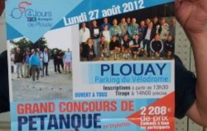 PLOUAY et la pétanque ...