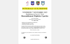 Rassemblement Triplette Vétérans à Guilers le vendredi 7 novembre 2025
