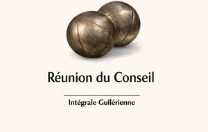 Réunion du Conseil le mardi 7 Juillet 2026