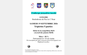 Challenge à Jacqueline !