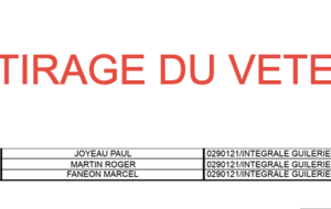 Tirage du Vétéran à Ploudalmézeau