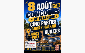 Concours à Guilers le 08 août 2026