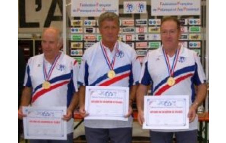 Championnat de France triplettes vétérans 2010