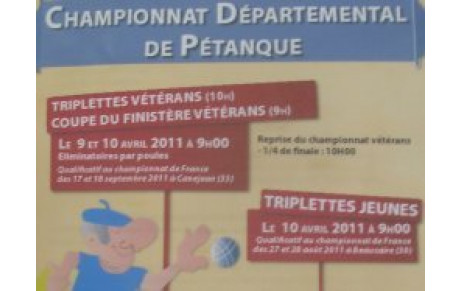 Championnat Triplettes Vétérans 2011