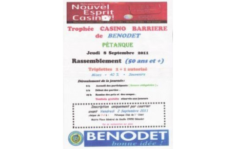 Trophée Casino Barrière 50 ans et + à Bénodet 
