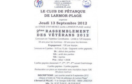 Rassemblement Vétérans 2012 à Larmor-Plage...