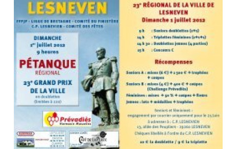 23ème Régional de la ville de LESNEVEN...