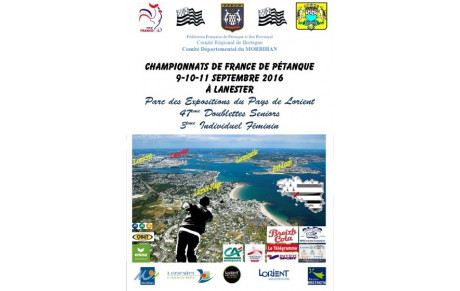 Le programme des  Championnats de France...