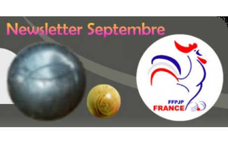 Newsletter Septembre 2016