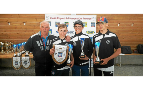 KERHUON. Les jeunes champions de Bretagne