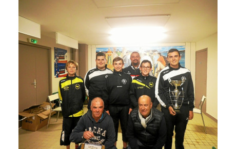 Kerhorre pétanque. Les cadets et juniors champions du Finistère par équipe ...