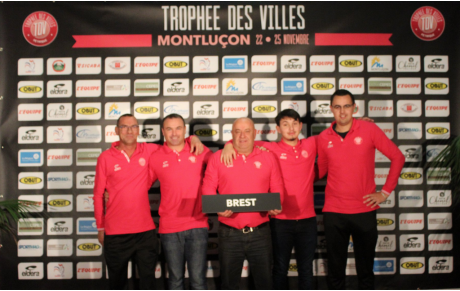 Suivez BREST et le Trophée des Villes 2018 à Montluçon du 22 au 25 Novembre 2018 