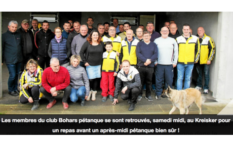 Bohars Pétanque. Les effectifs ont doublé...