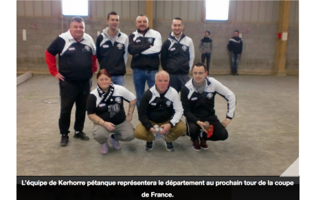 Les Kerhorres en 16ème de finale de la Coupe de France