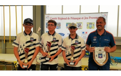 Kerhorre Pétanque. Mathis THORAVAL, Champion de Bretagne Cadets 