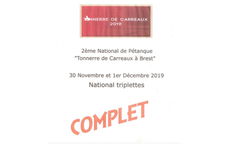 2ème National de Brest...