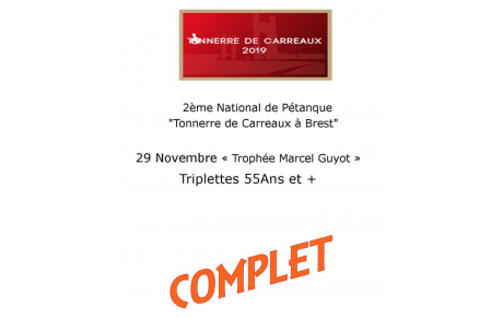 '' Tonnerre de Carreaux 2019 ''  complet !