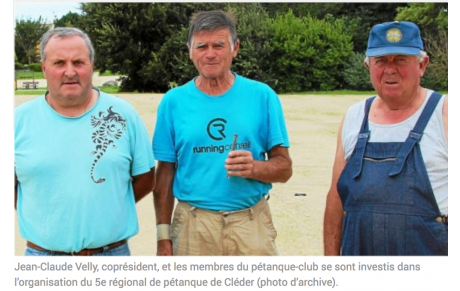 Régional de CLEDER, plus de 500 joueurs attendus...