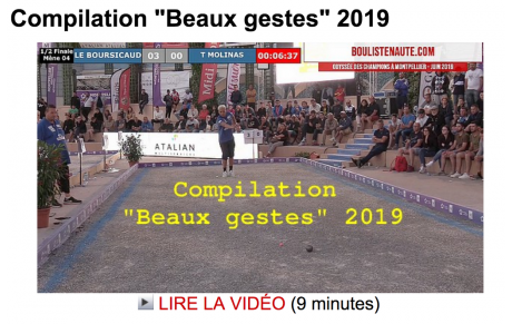 Compilation ''Beaux gestes'' 2019