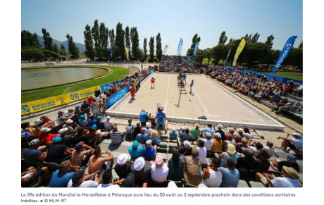 Le Mondial La Marseillaise à Pétanque aura lieu à Marseille du 30 août au 2 septembre...