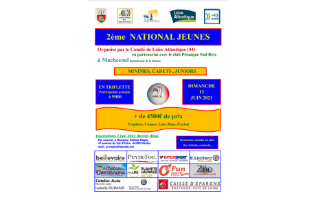 2ème National JEUNES en Loire Atlantique