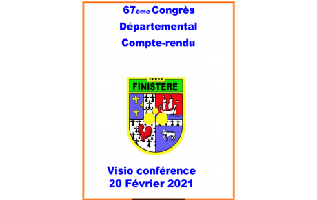 C.R du Congrès Départemental 2020 (Visio)