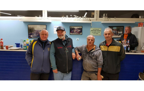 11 novembre 2021,  42 doublettes sur le terrain ...