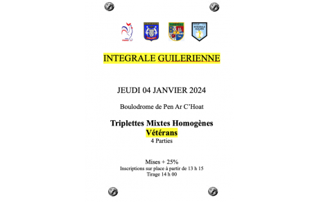 Triplettes Mixtes Homogènes à GUILERS